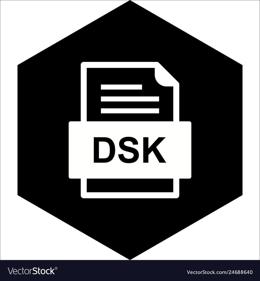 Dsk file document icon