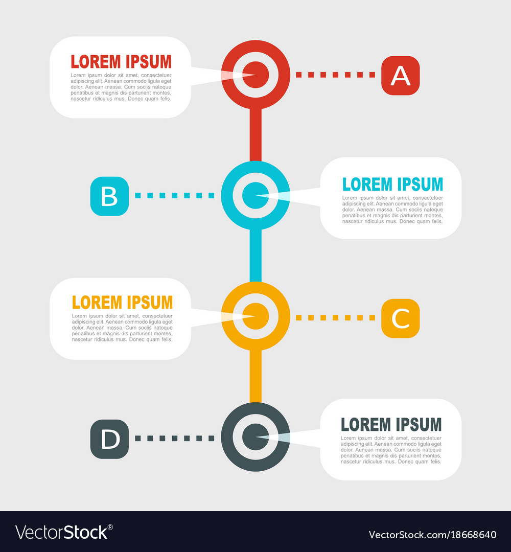 Infographic template can be used for workflow Vector Image