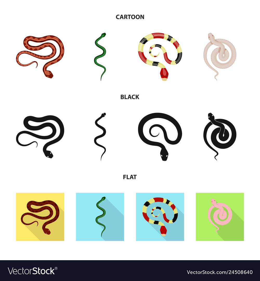 Isolated object of mammal and danger symbol set