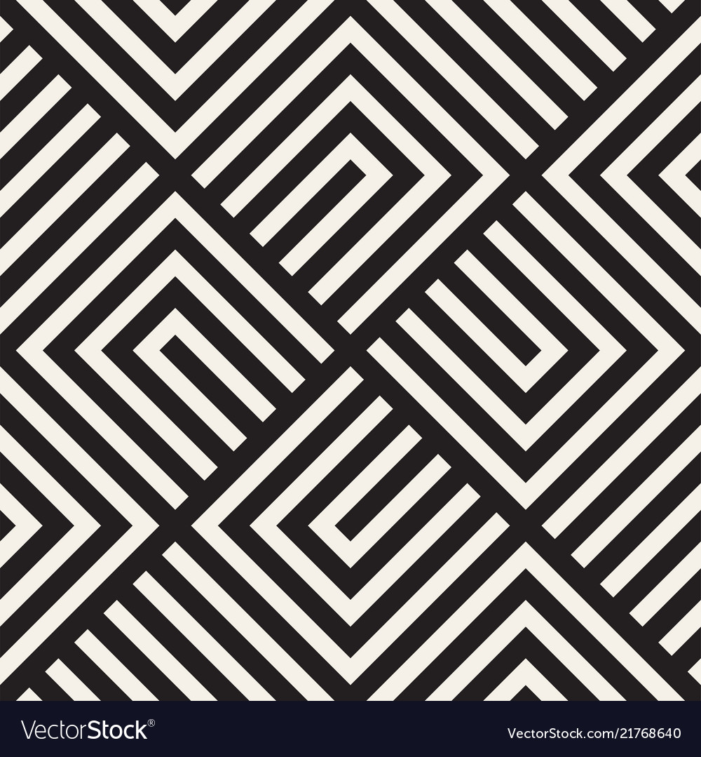 Modern Mosaic Line Pattern