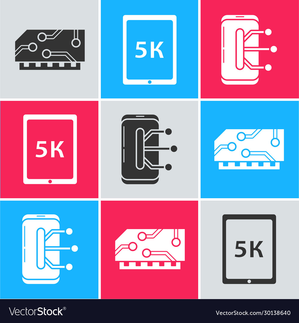 Set ram random access memory tablet with text 5k vector image Set ram random access memory tablet with text 5k