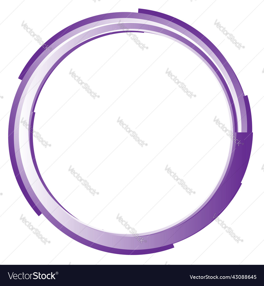 Abstract circle circular design element icon