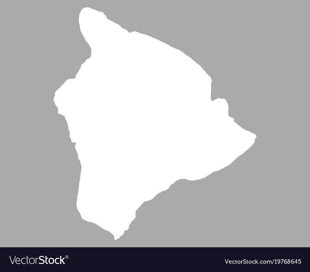 Map of hawaii Royalty Free Vector Image - VectorStock