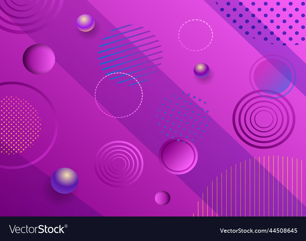 Modern colorful abstract circle background vector image Modern colorful abstract circle background