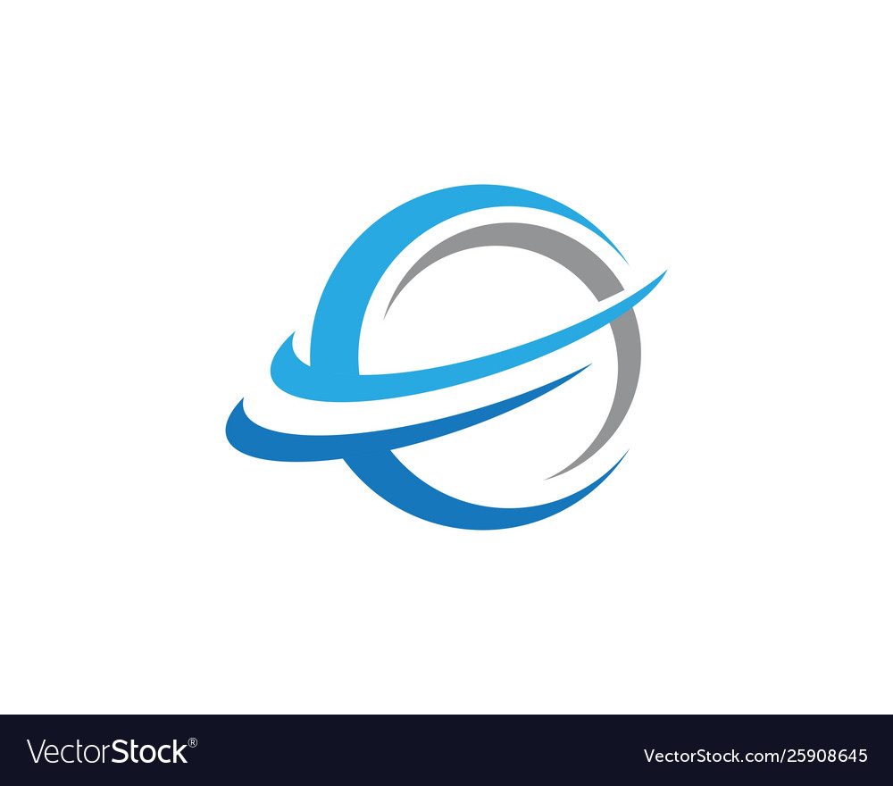 Planet Globus Icon Design vector image Planet Globus Icon Design