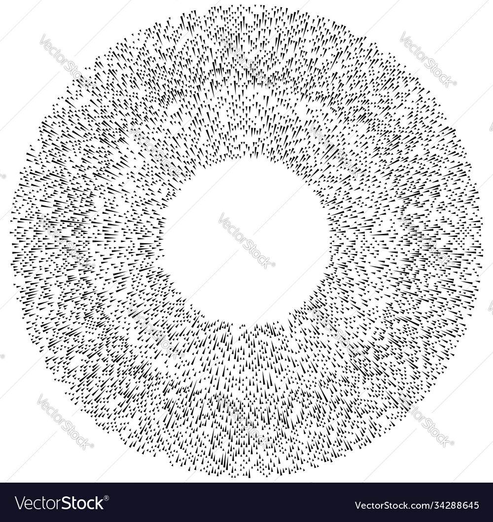 Radial radiating lines abstract burst element vector image Radial radiating lines abstract burst element