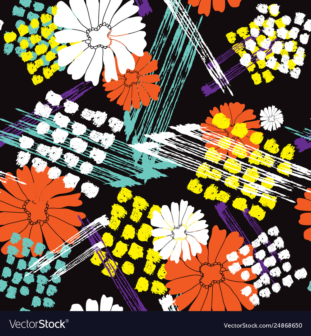 Abstract seamless pattern vector image Abstract seamless pattern
