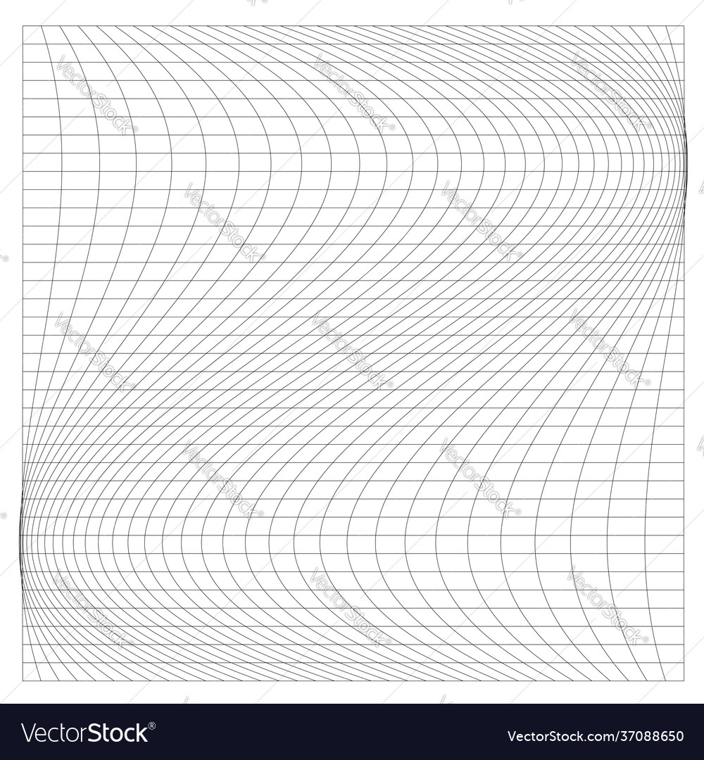 Grid mesh with distorted deformed effect abstract vector image Grid mesh with distorted deformed effect abstract
