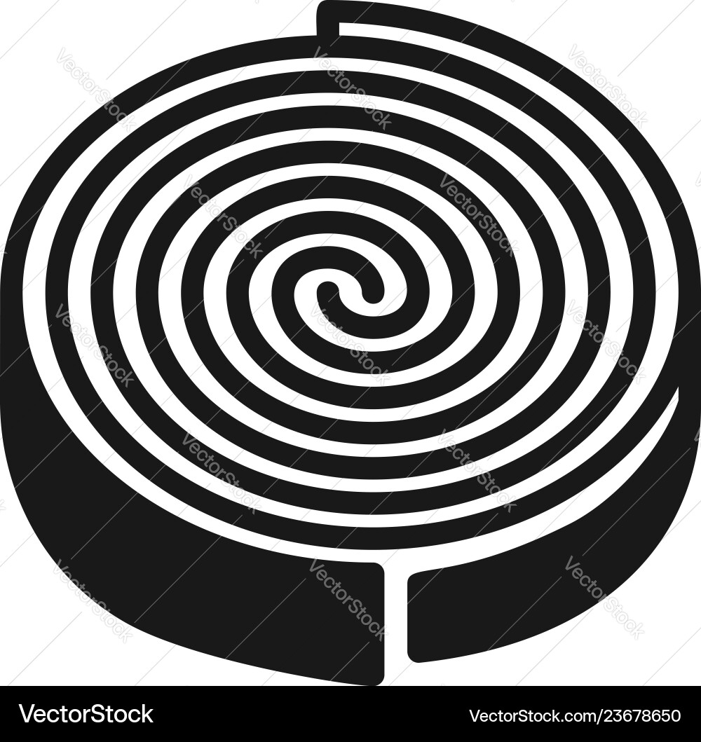 Heating element icon simple style Royalty Free Vector Image