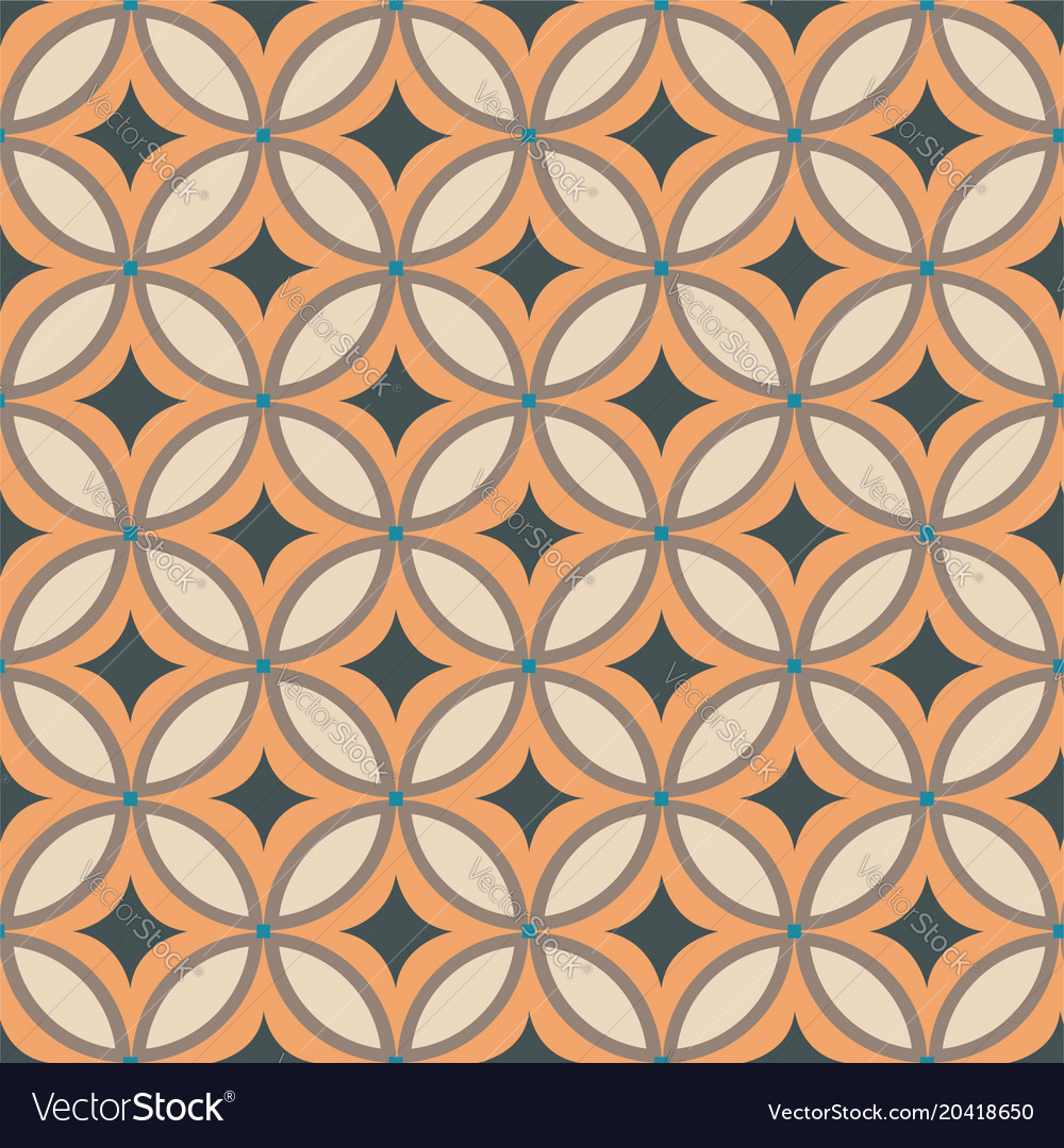 Seamless pattern with circles