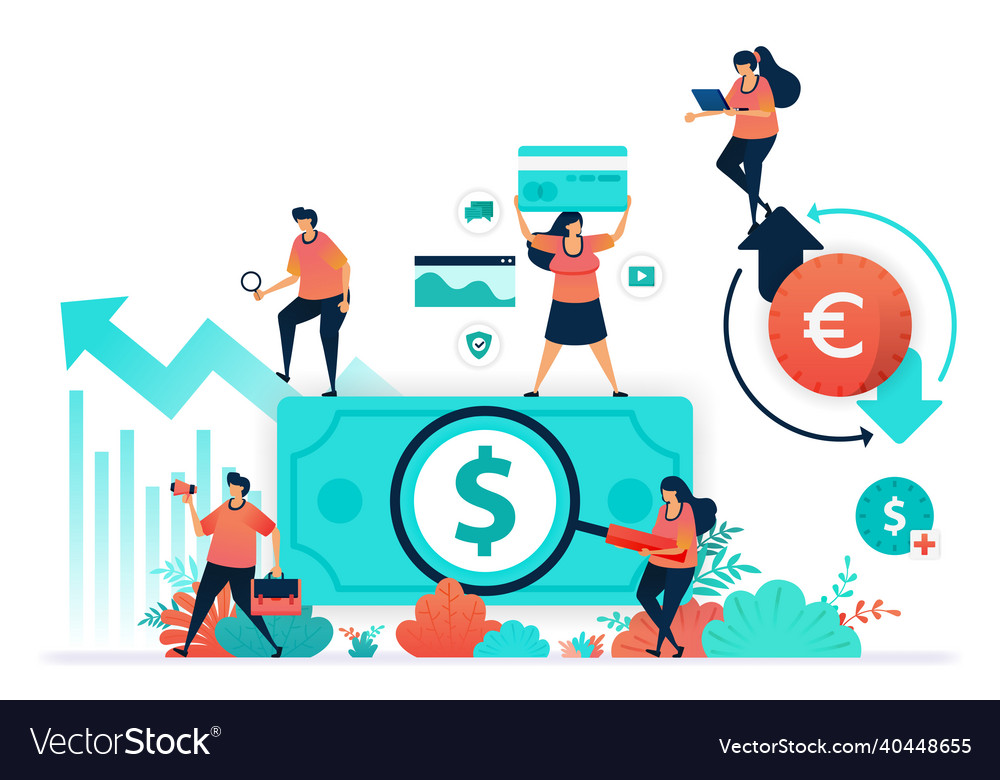 Circulation in corporate finance proper Royalty Free Vector