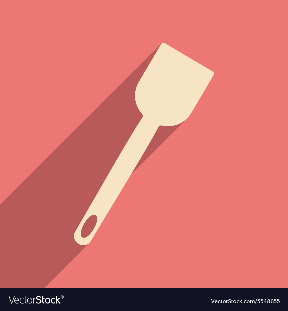 Flat with shadow icon and mobile application