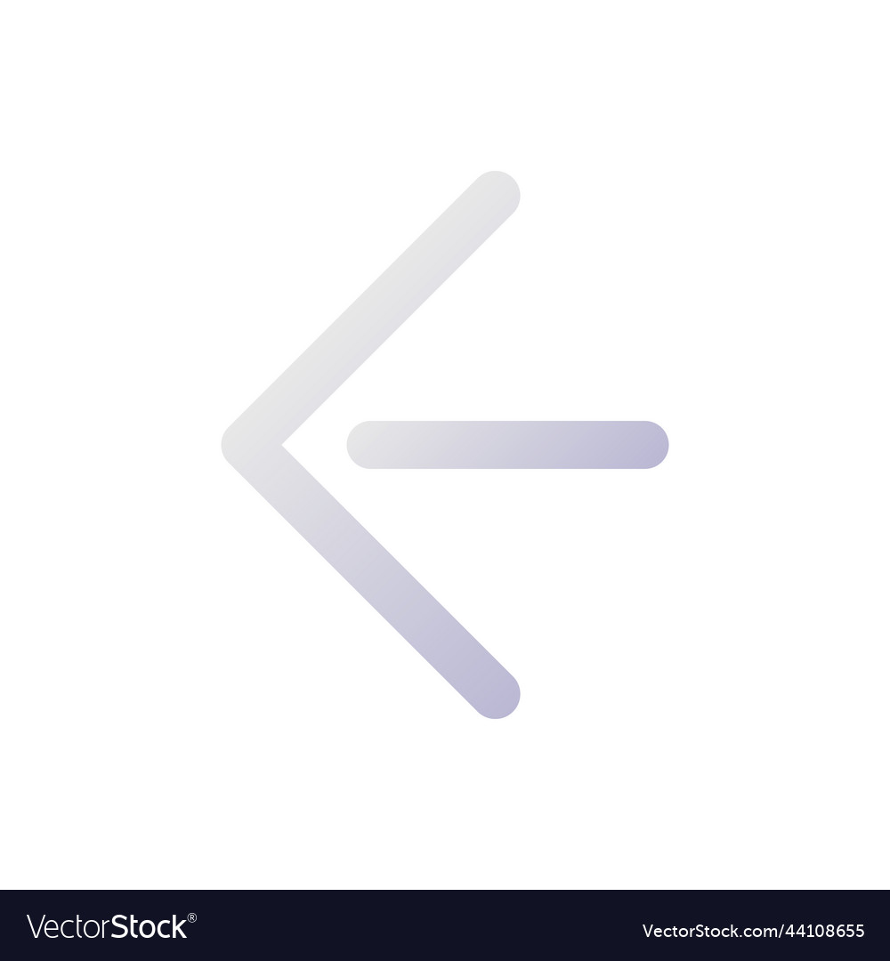 Move back pixel perfect flat gradient two-color vector image Move back pixel perfect flat gradient two-color