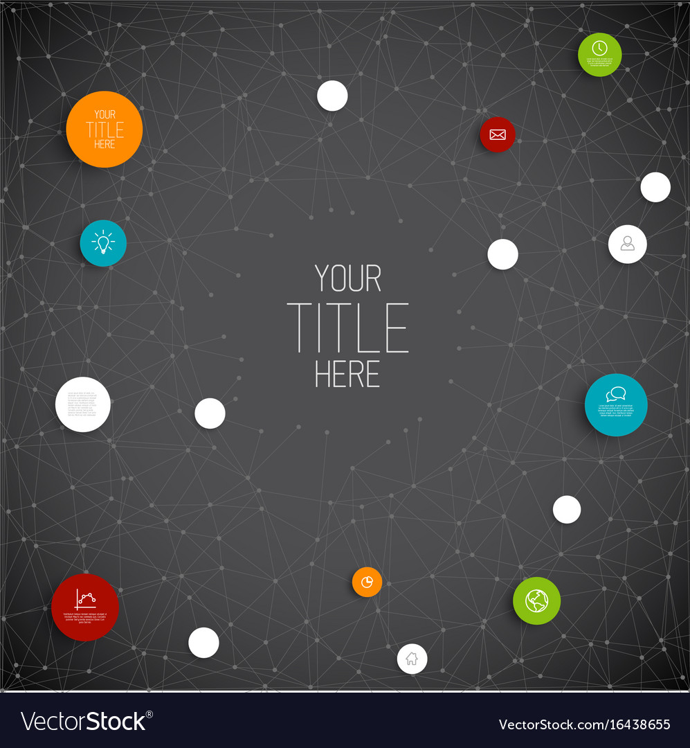 Network Circles Infographic Template