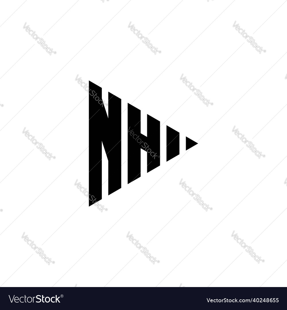 NH Monogram Triangle Logo