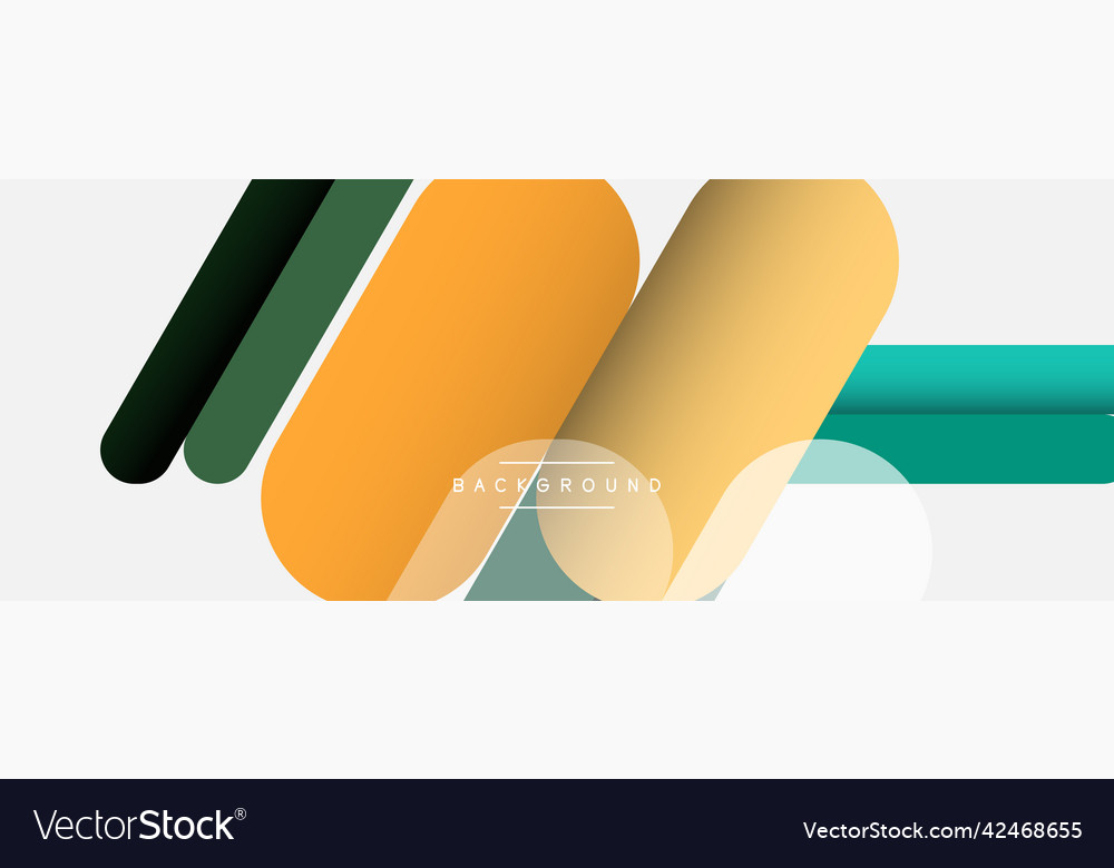 Overlapping round shapes and lines background Vector Image Overlapping round shapes and lines background