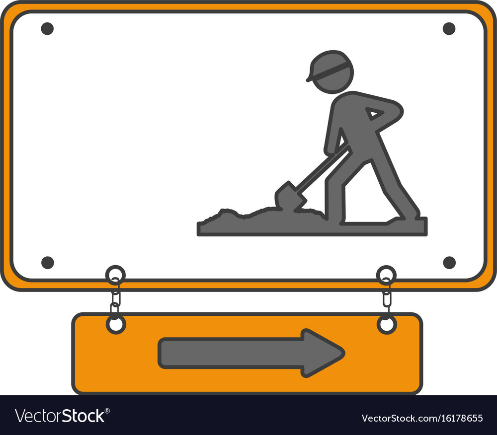 Traffic signal road under construction