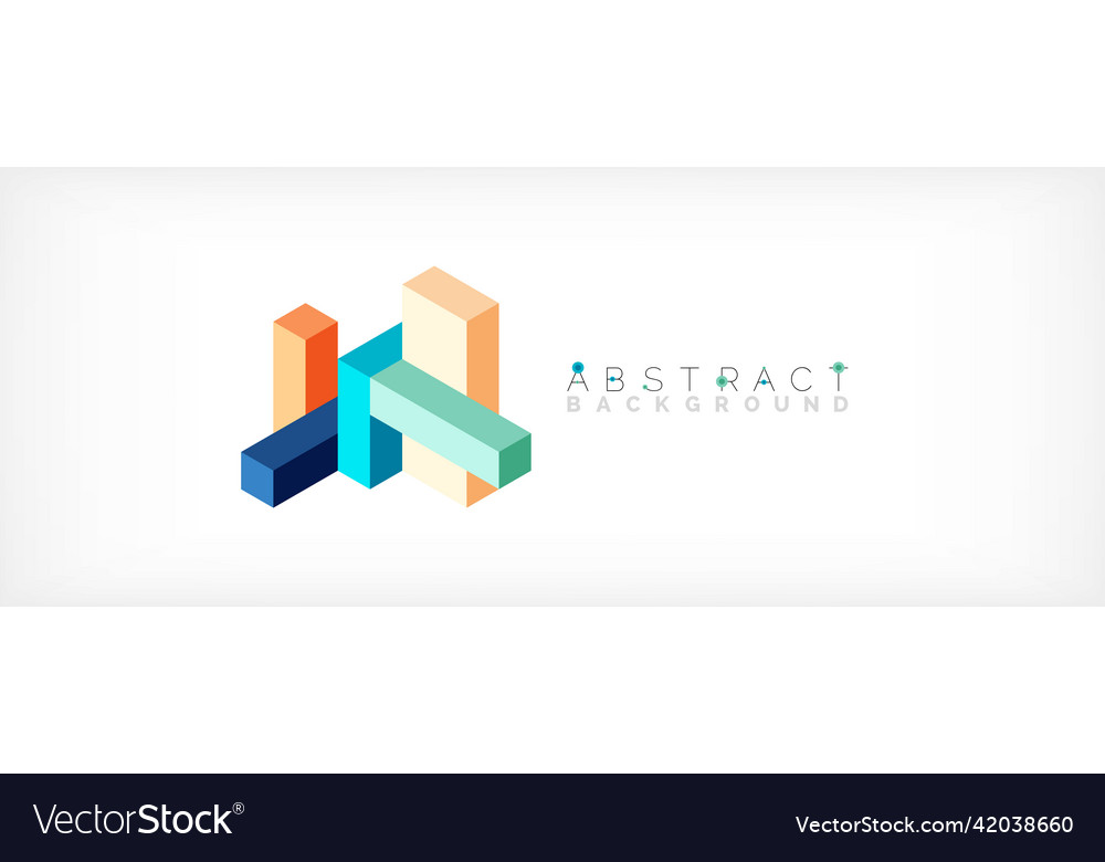Abstract background 3d cubes cubic elements