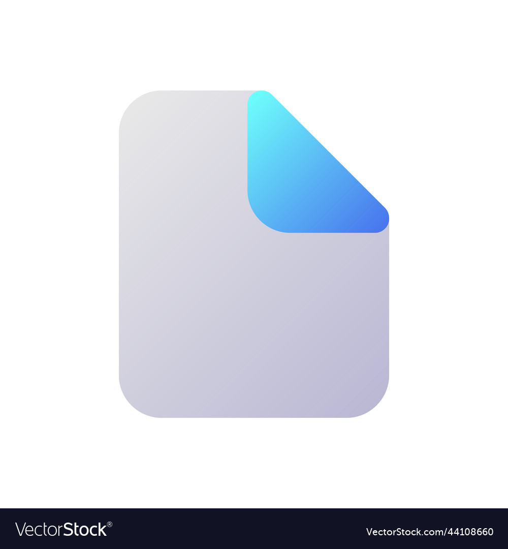 File pixel perfect flat gradient two-color ui icon