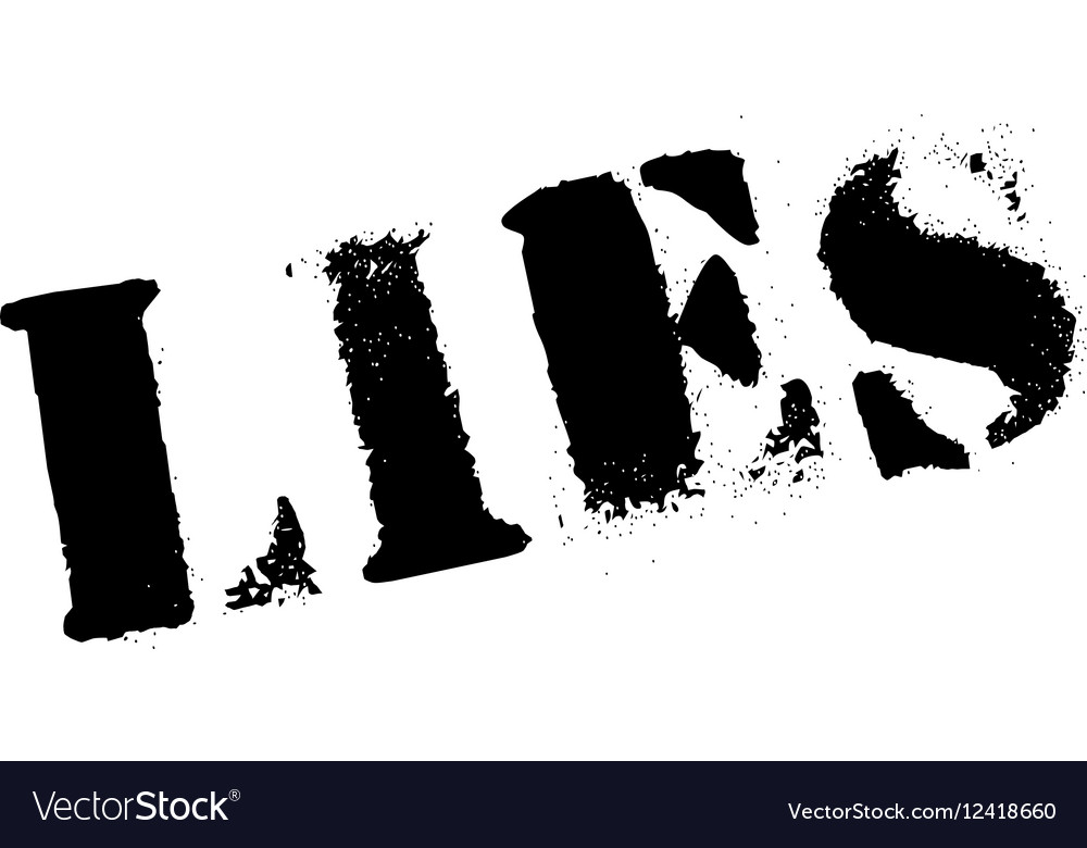 Lies Rubber Stamp Royalty Free Vector Image Vectorstock