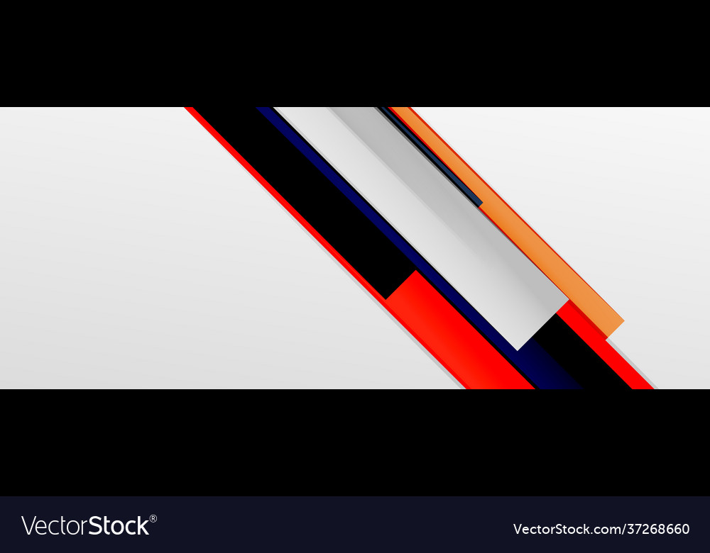 Multicolored lines background design template Vector Image Multicolored lines background design template