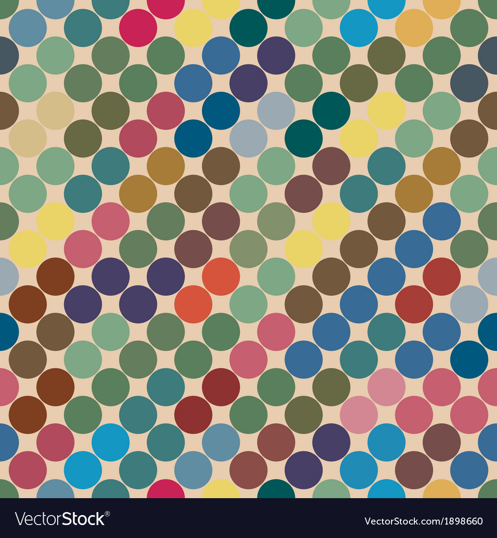 Retro Circle Pattern Texture