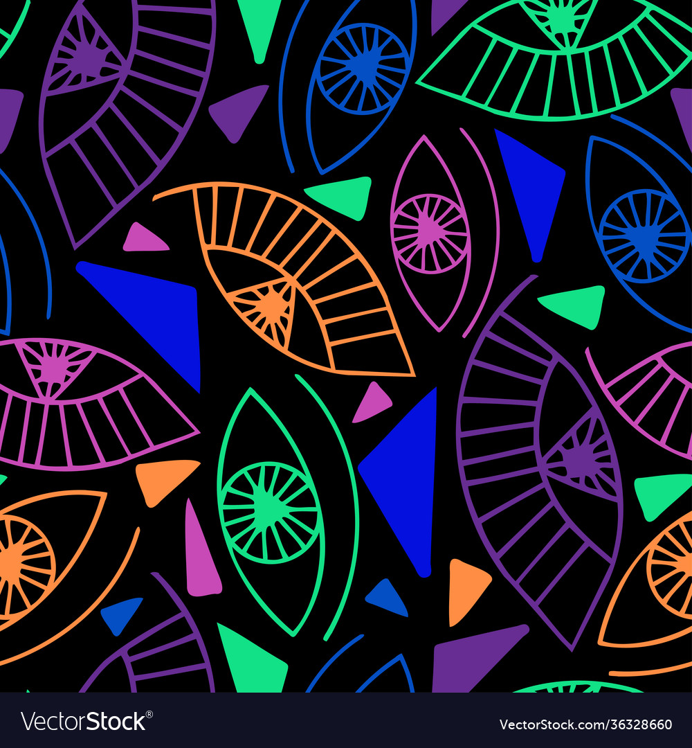 Seamless colorful abstract pattern lined Vector Image Seamless colorful abstract pattern lined