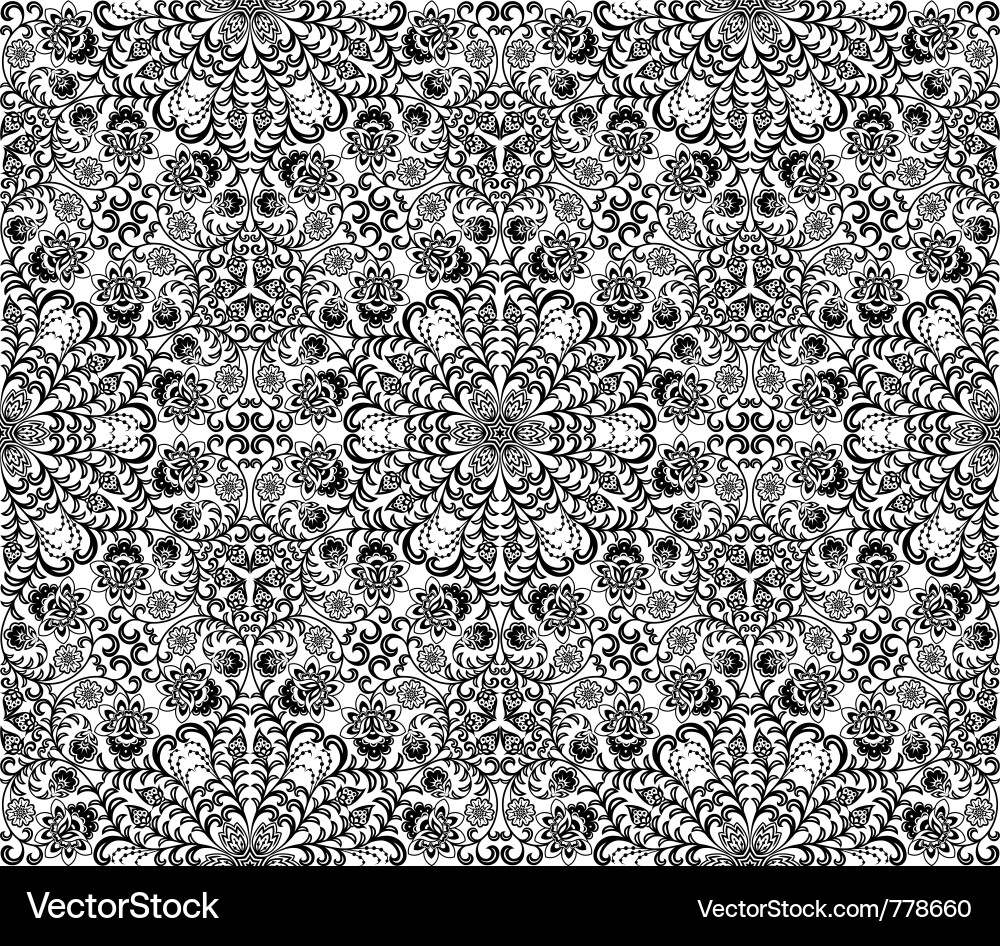 Seamless floral pattern Royalty Free Vector Image