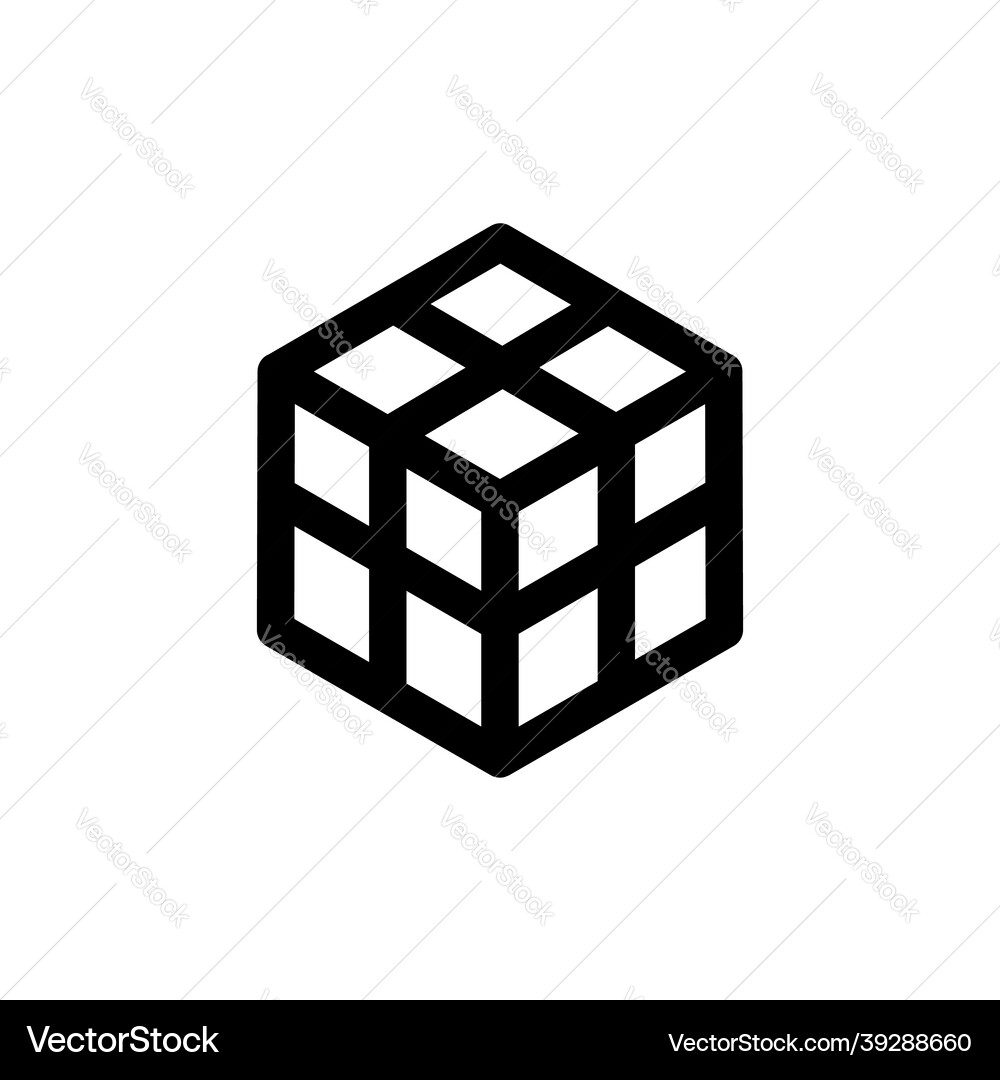 Warehouse linear icon Royalty Free Vector Image