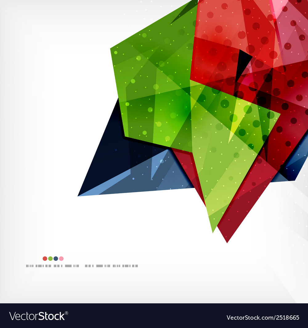 Abstract sharp angles background