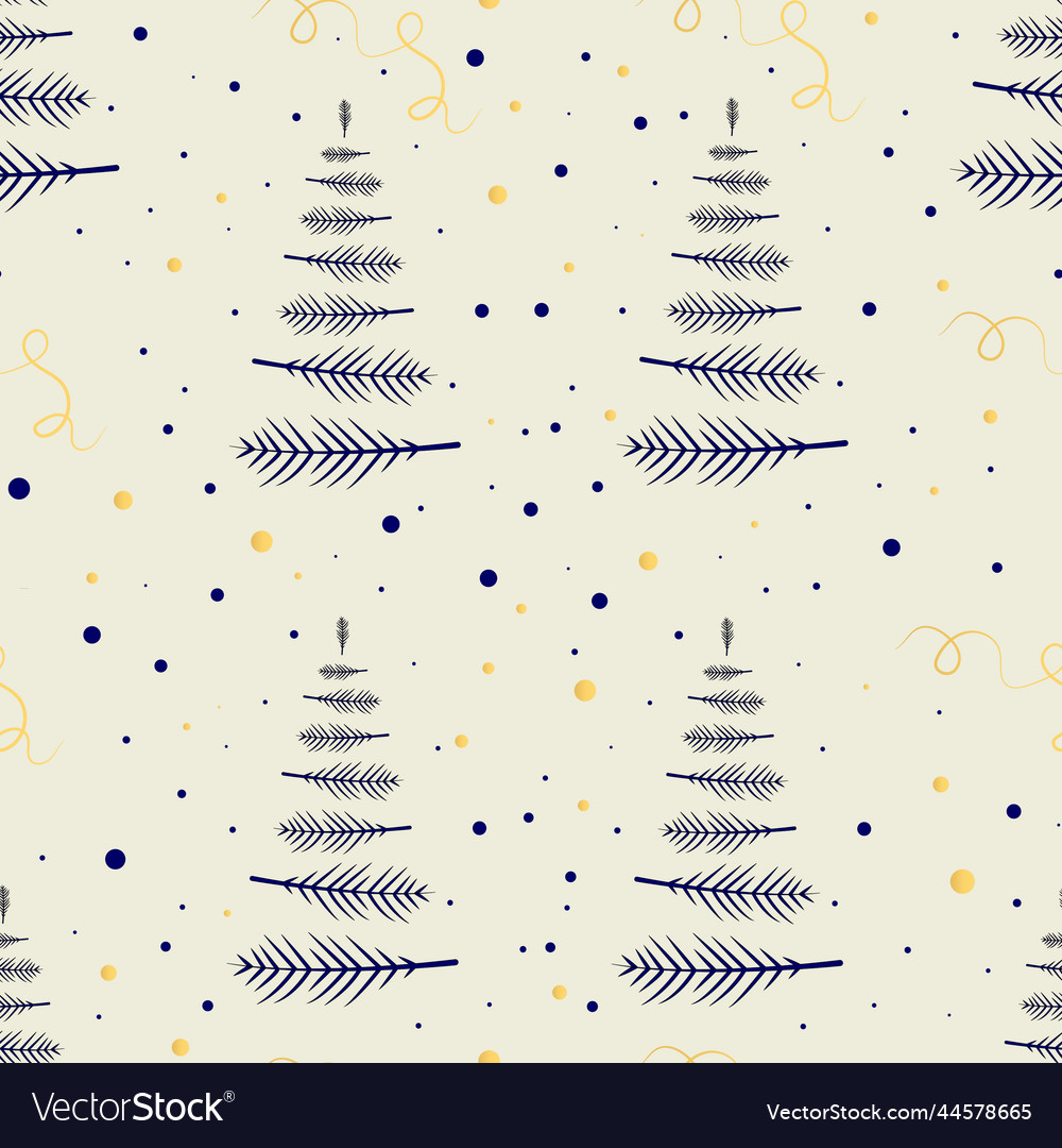 Christmas wallpaper with trees warm