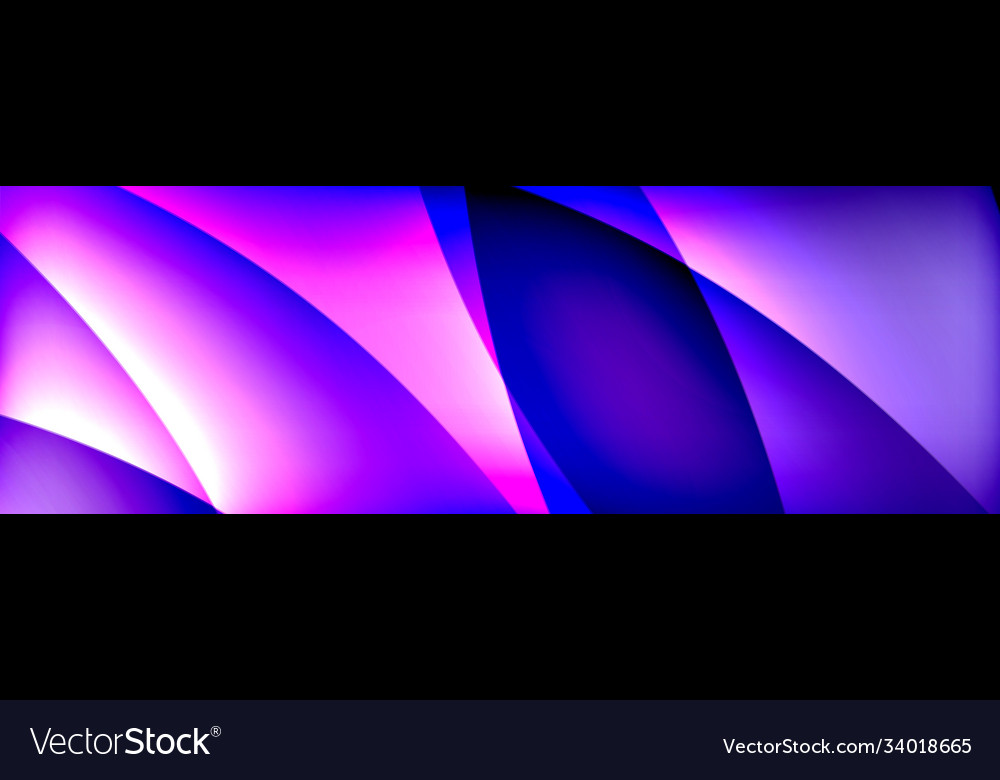 Fluid gradient neon color waves abstract