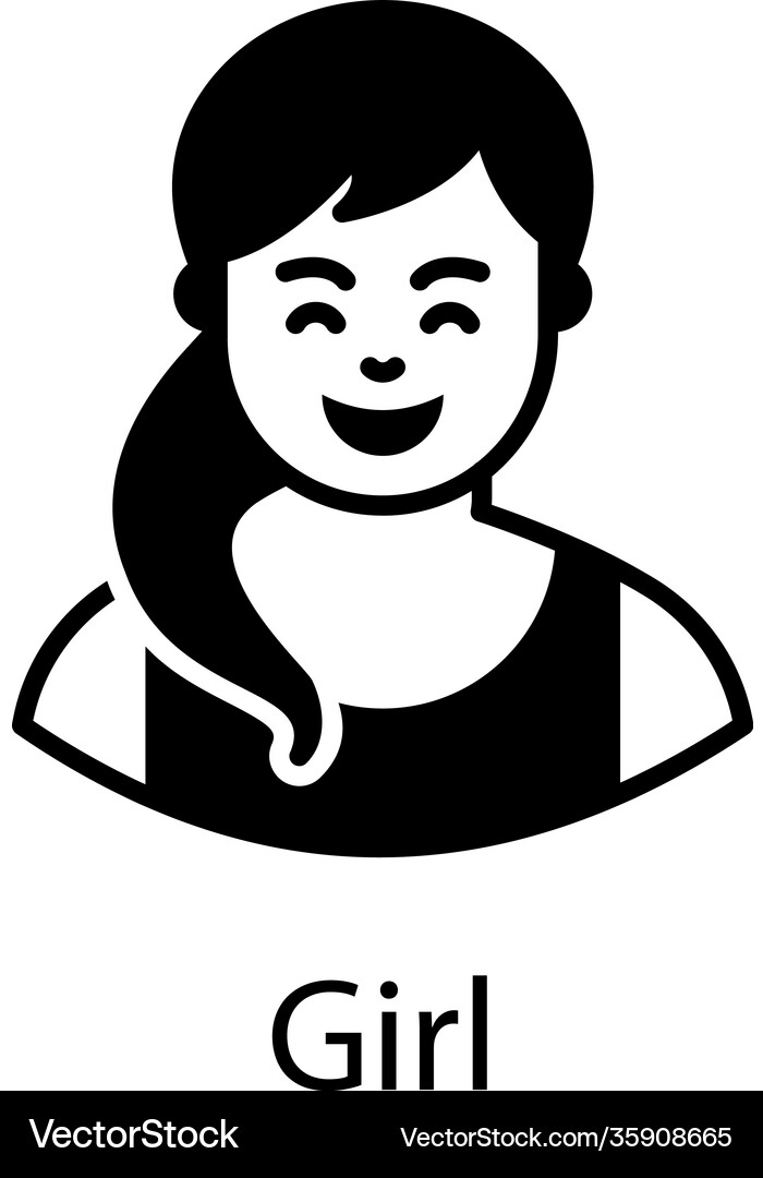 Girl Royalty Free Vector Image - VectorStock