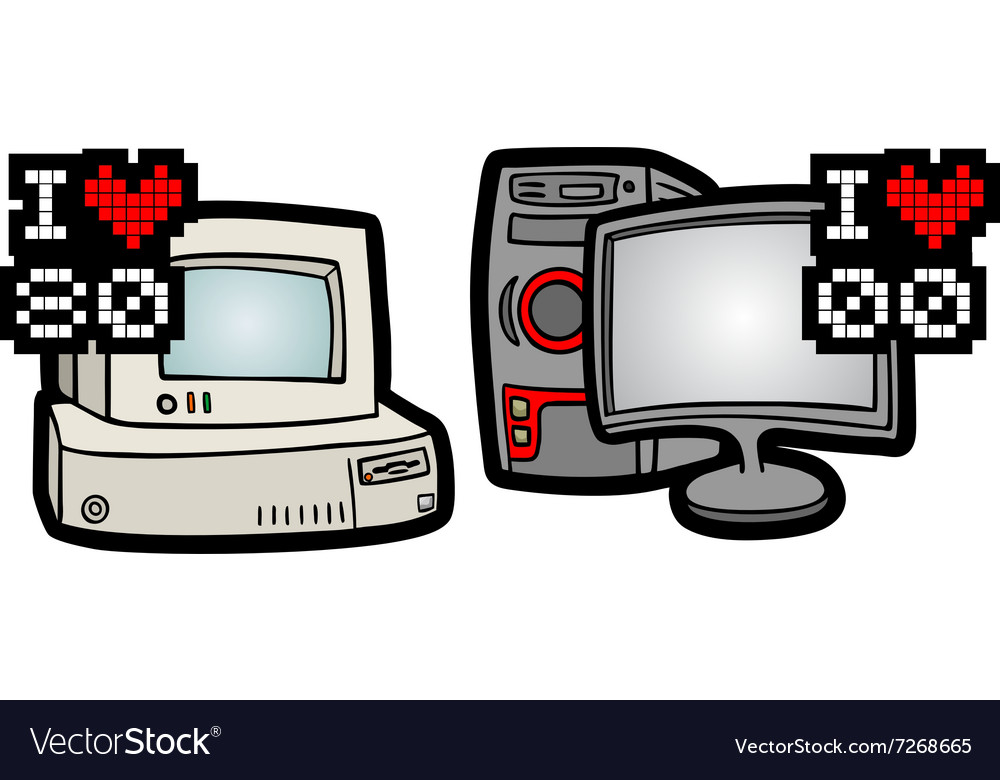 Old and new computer