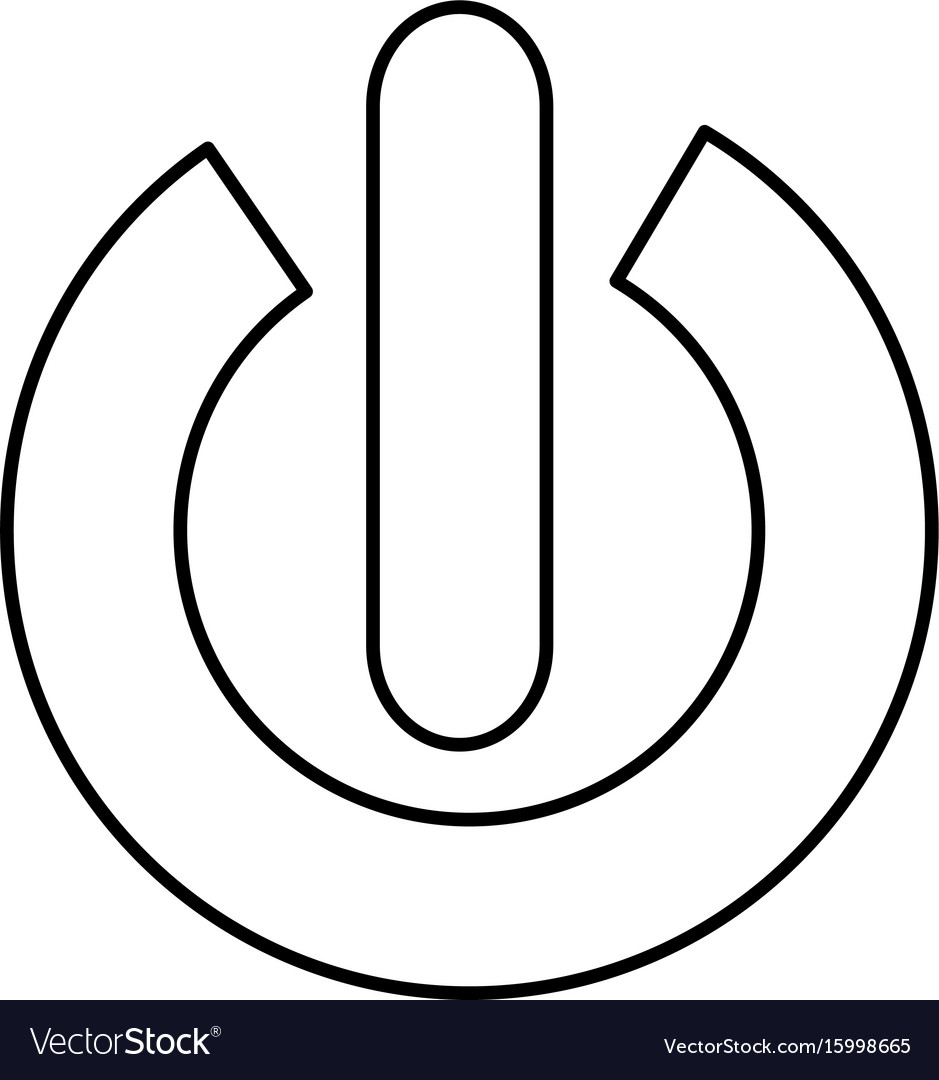 Power switch button icon