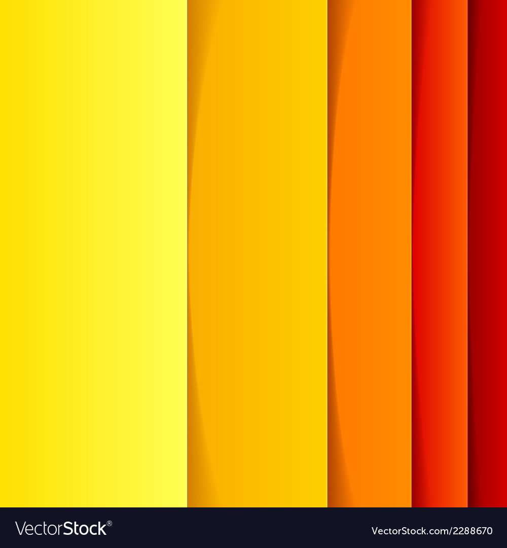 Abstract yellow orange and red rectangle shapes