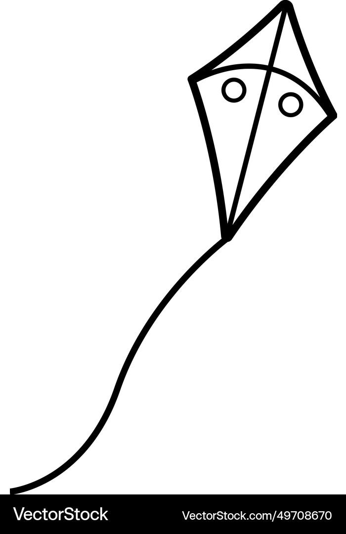 Kite icon Royalty Free Vector Image - VectorStock