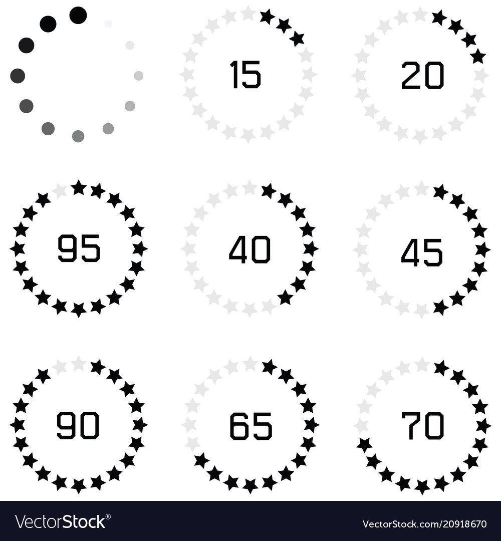 Loading icon set