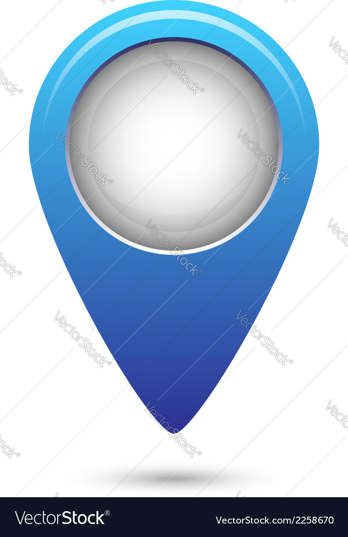 Navigation marker Royalty Free Vector Image VectorStock