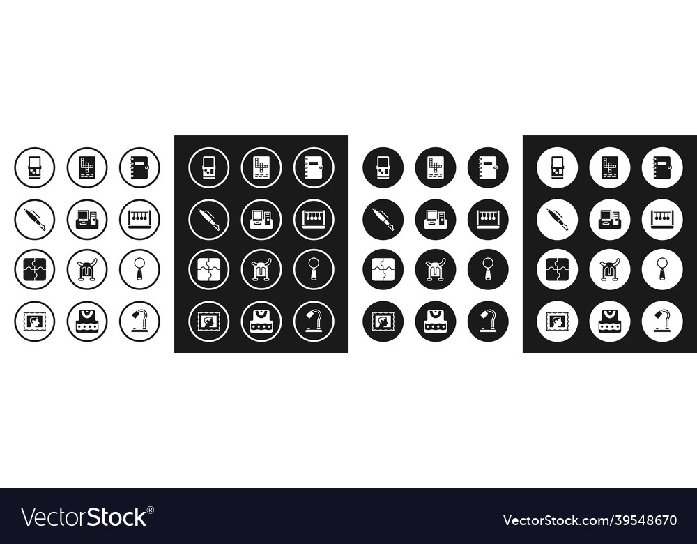 Set spiral notebook monitor with keyboard vector image Set spiral notebook monitor with keyboard