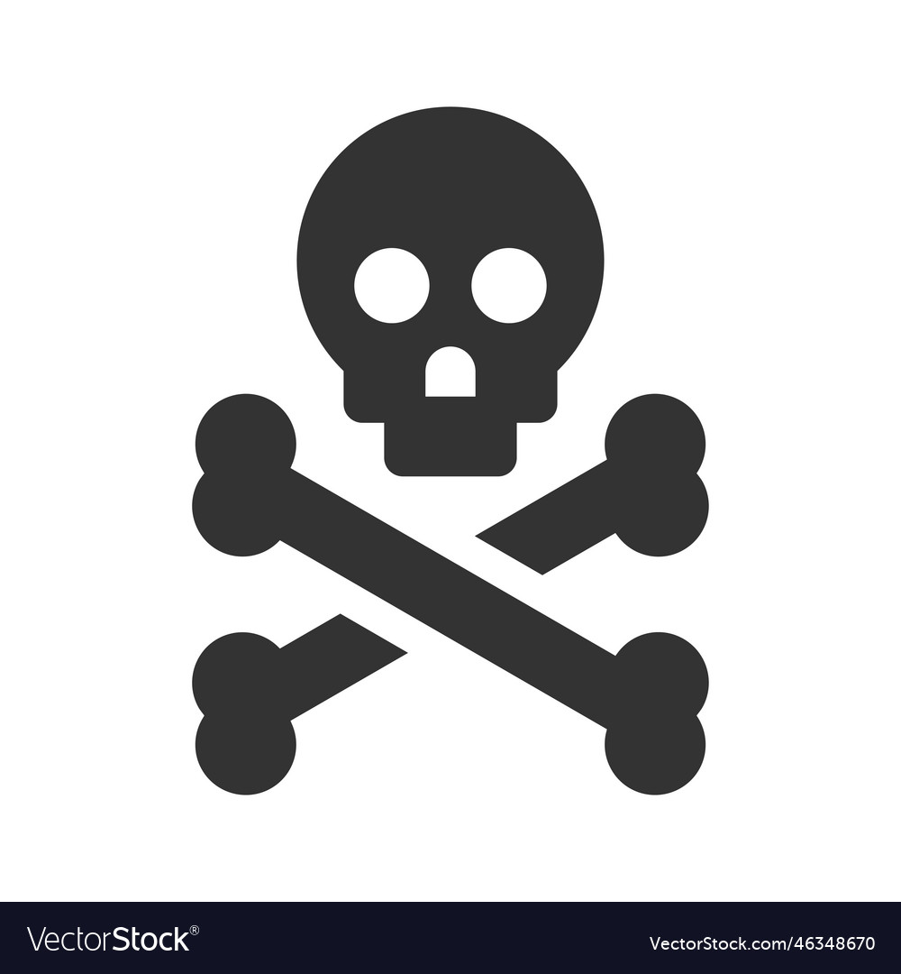 Skull bones icon