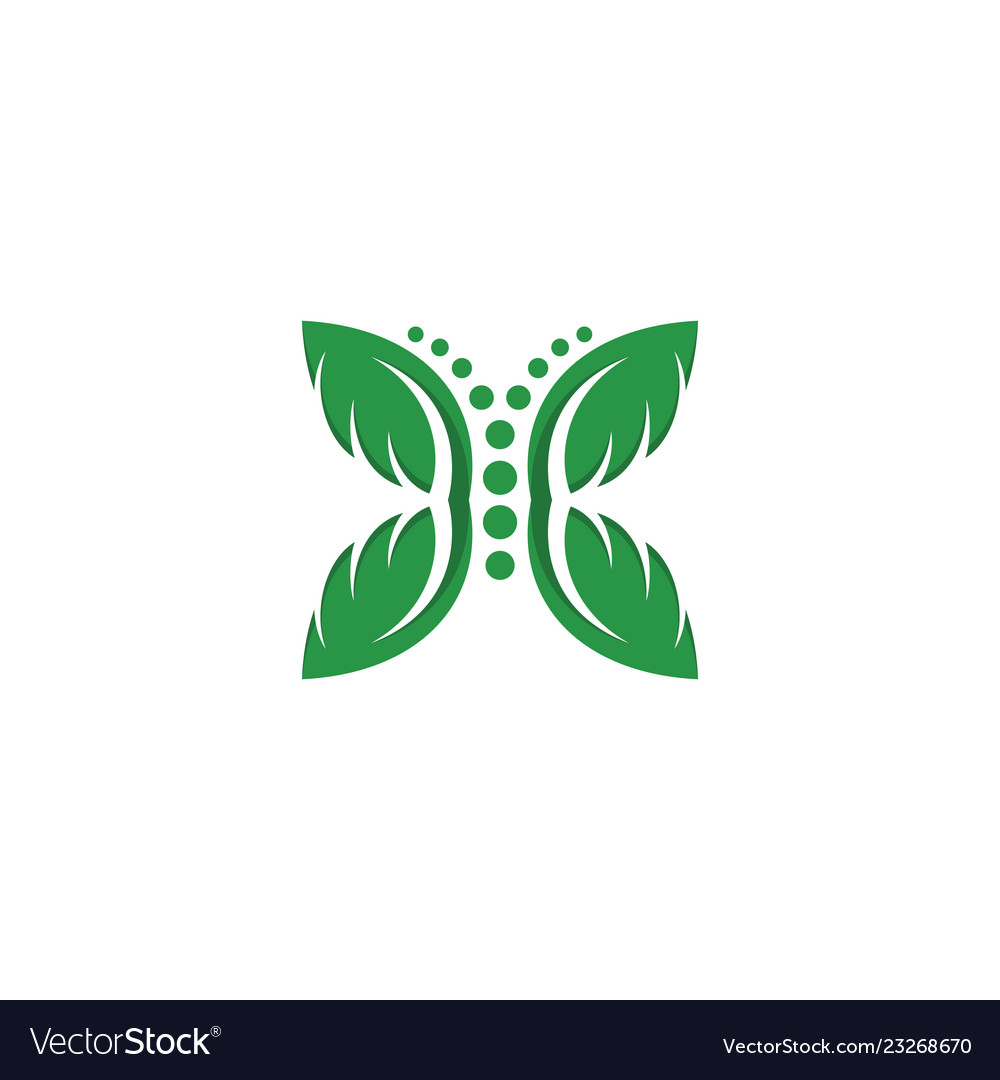 Tree leaf icon design template