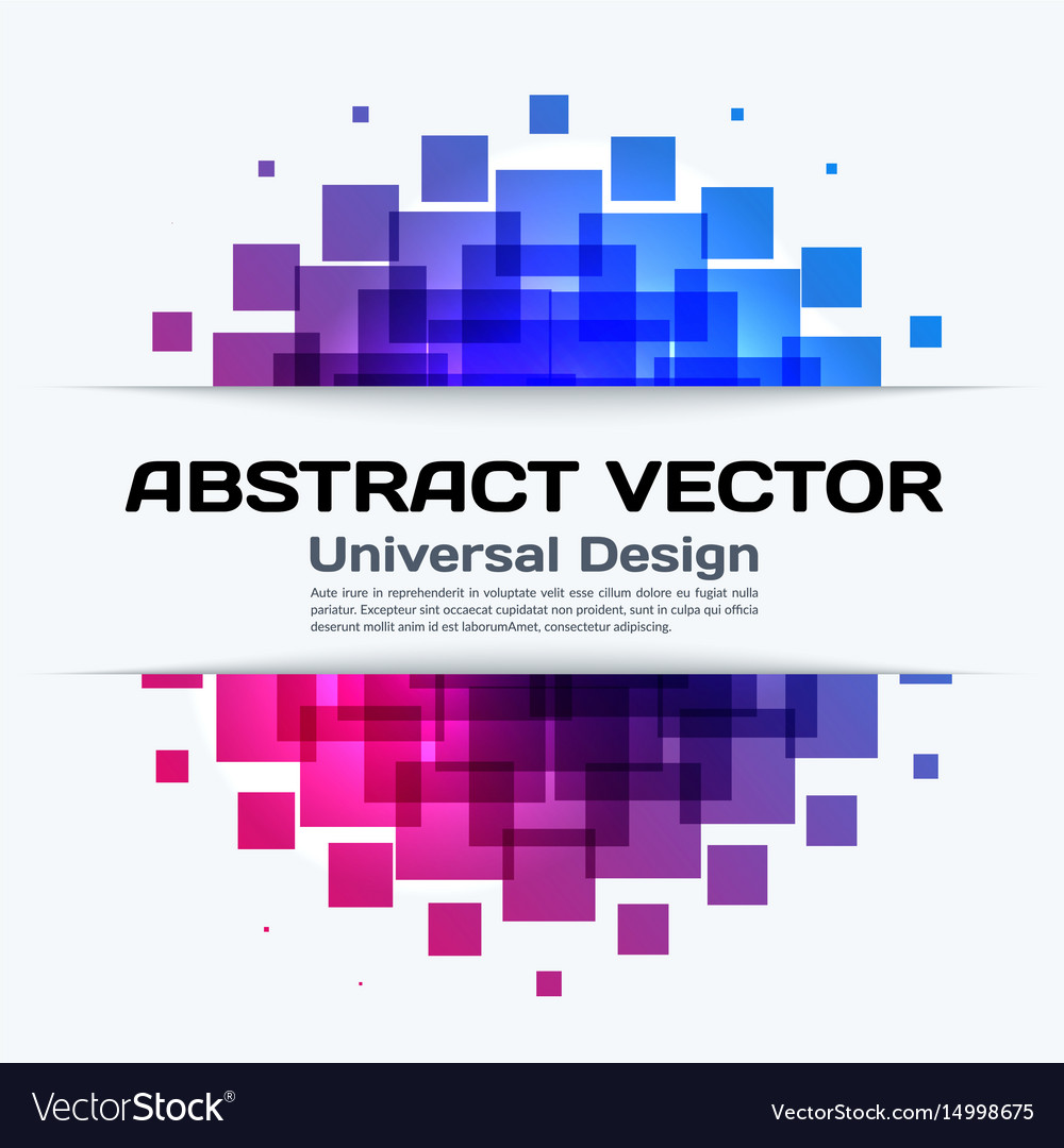 Abstract design elements for graphic layout