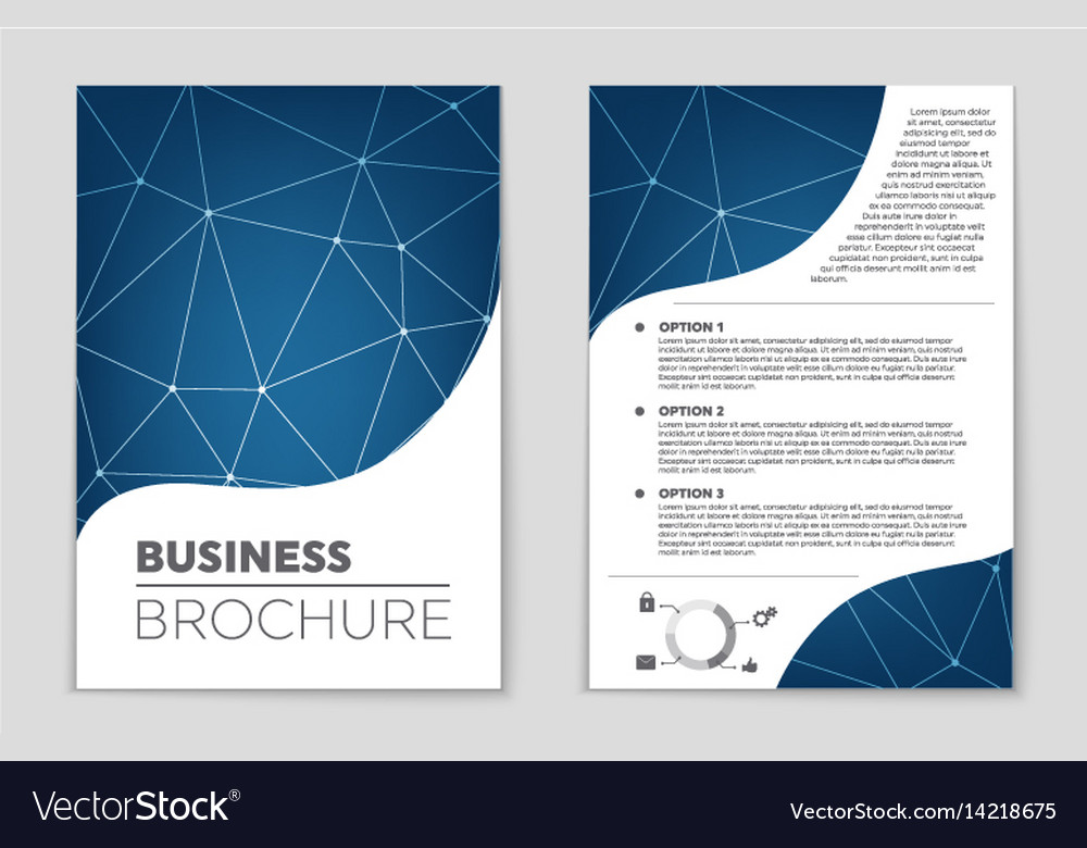 Abstract layout background set for art