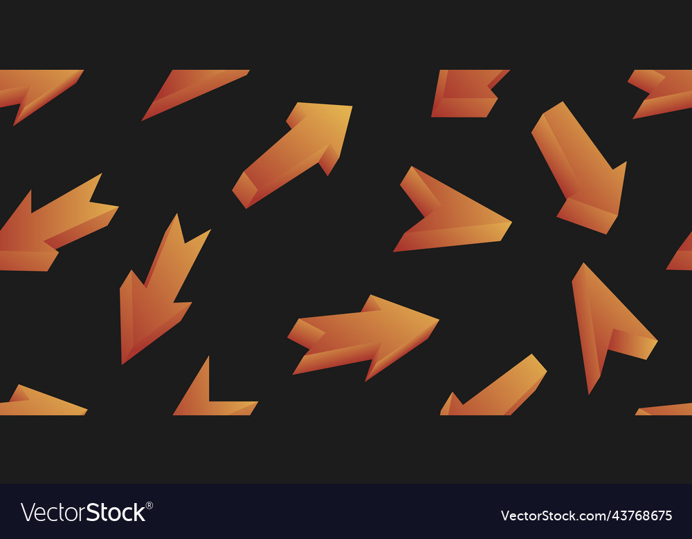 Arrow growing graph seamless pattern background