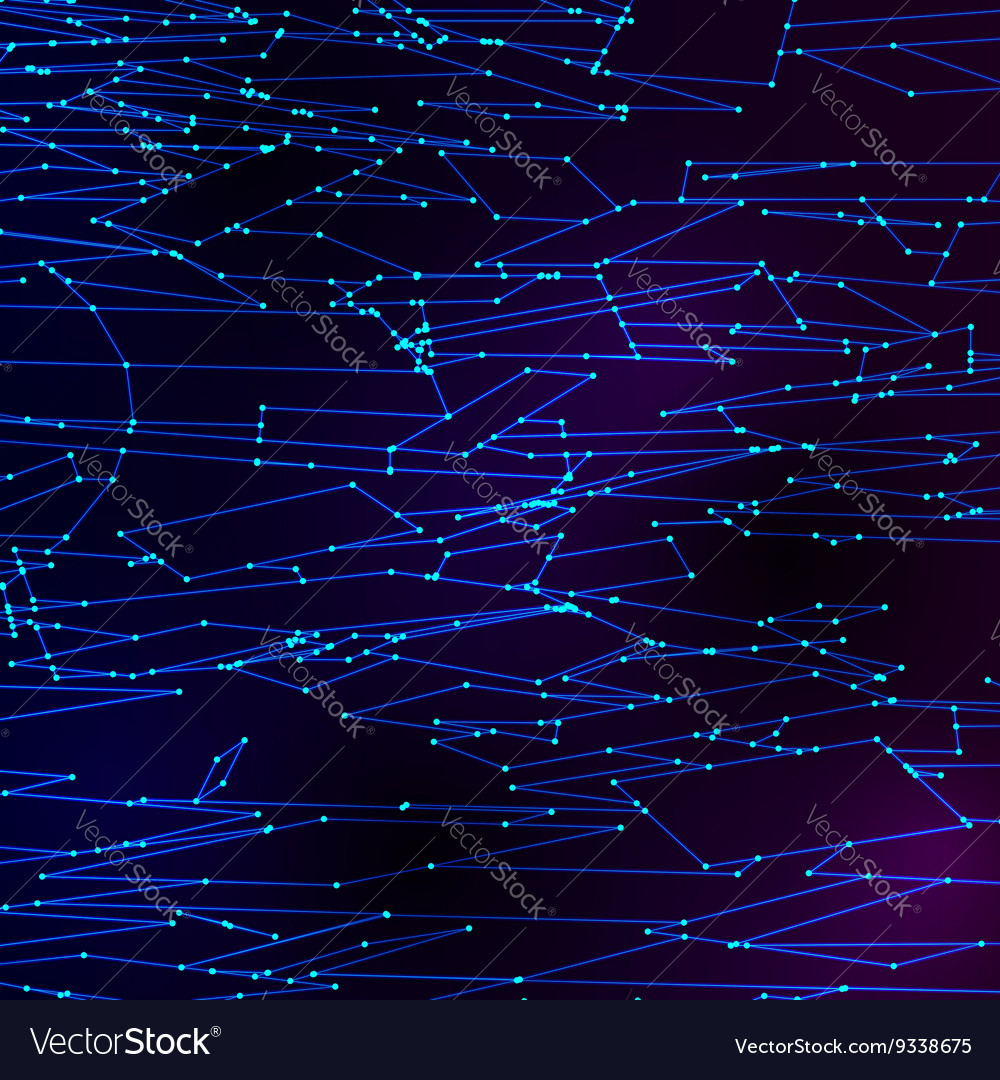 Connected Dot Grid Network