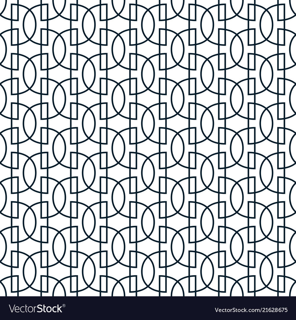 Geometric abstract seamless pattern linear simple vector image Geometric abstract seamless pattern linear simple