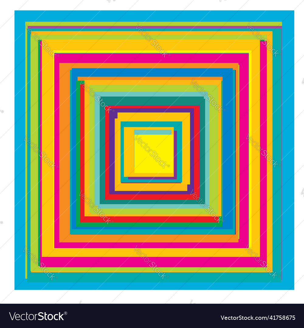 Overlapping random squares abstract colorful Vector Image Overlapping random squares abstract colorful