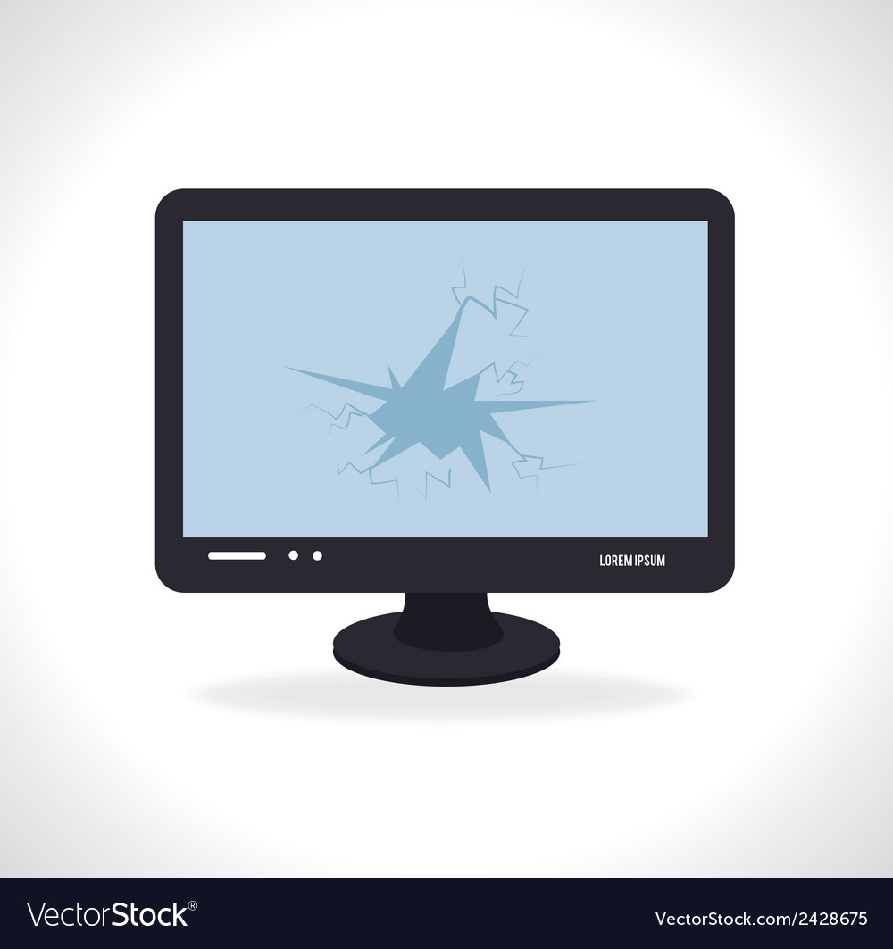 Security system over gray background