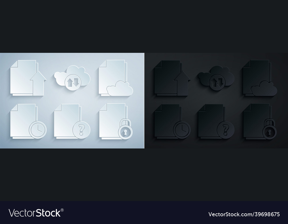 Set unknown document cloud storage text